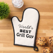 's Werelds beste Grill Guy Mannen Ovenwant (Top down)