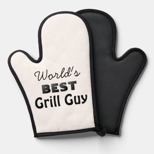 's Werelds beste Grill Guy Mannen Ovenwant (Voorkant / Achterkant)