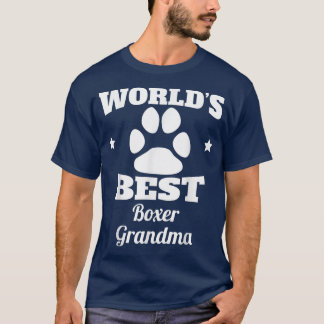 's Werelds beste grootmaands Hondenliefhebber T-shirt