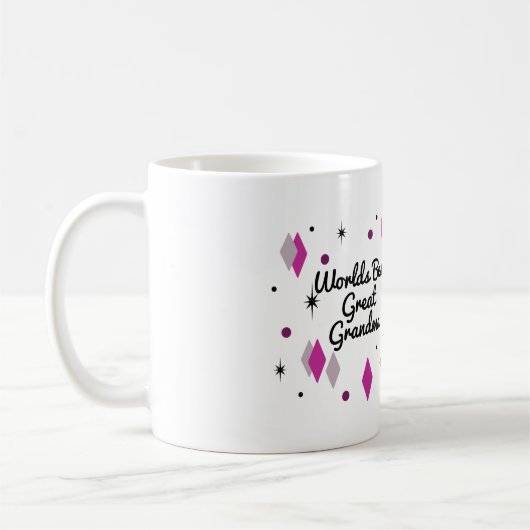 's Werelds beste grootmoeder in de Mideeuw Koffiemok (Links)