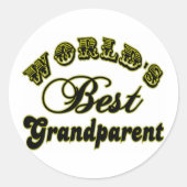 's Werelds beste grootouder Sticker (Voorkant)