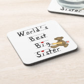 's Werelds beste grote zuster-cadeautjes Drankjes Onderzetter (Linkerzijde)