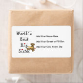 's Werelds beste grote zuster-cadeautjes Etiket (Insitu)