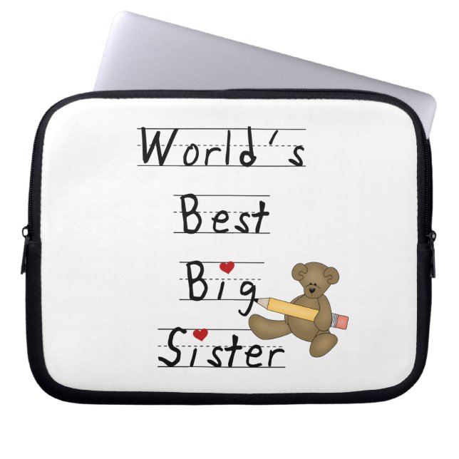 's Werelds beste grote zuster-cadeautjes Laptop Sleeve (Voorkant)