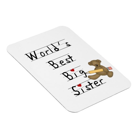 's Werelds beste grote zuster-cadeautjes Magneet (Rechterzijde)