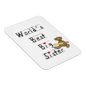 's Werelds beste grote zuster-cadeautjes Magneet (Rechterzijde)