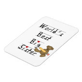 's Werelds beste grote zuster-cadeautjes Magneet (Linkerzijde)