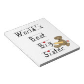 's Werelds beste grote zuster-cadeautjes Notitieblok (Schuin)