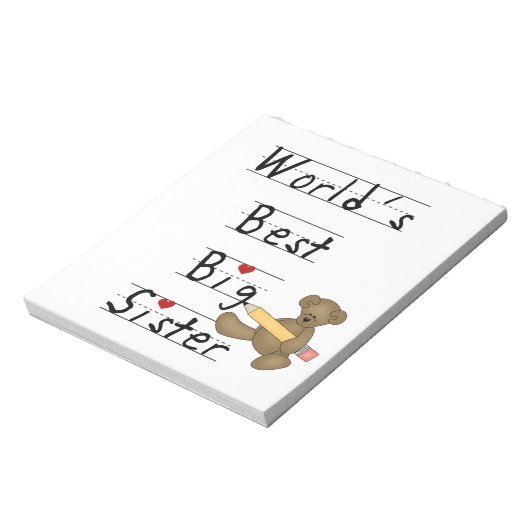 's Werelds beste grote zuster-cadeautjes Notitieblok (Linkerzijde)