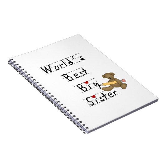 's Werelds beste grote zuster-cadeautjes Notitieboek (Rechterzijde)