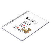 's Werelds beste grote zuster-cadeautjes Notitieboek (Linkerzijde)
