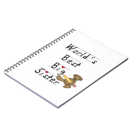 's Werelds beste grote zuster-cadeautjes Notitieboek (Linkerzijde)