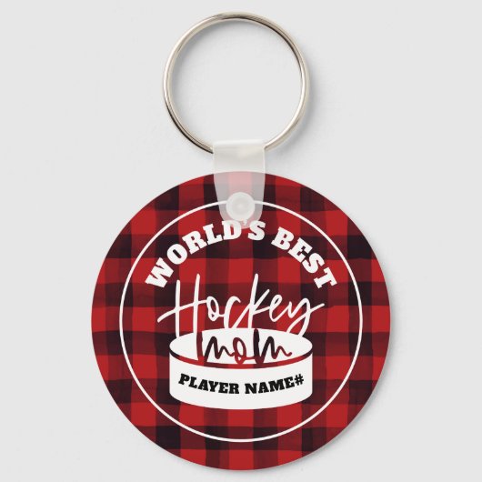 's Werelds beste Hockey Mam Hockey-Sleutelhanger Sleutelhanger (Voorkant)