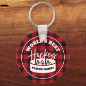 's Werelds beste Hockey Mam Hockey-Sleutelhanger Sleutelhanger (Voorkant)