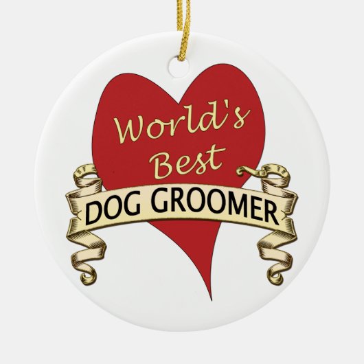 's Werelds beste hond Keramisch Ornament (Voorkant)