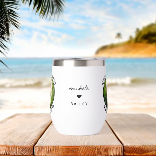 'S Werelds Beste Hond Mam Custom Huisdier Naam Fot (Strand)