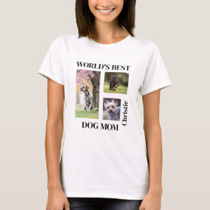 'S Werelds Beste Hond Mama Custom Name Gift T-shirt