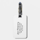 'S Werelds Beste Hond Mama Quote 6 Fotocollage Bag Bagagelabel (Achterkant verticaal)