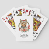 's Werelds Beste Hond Moeder Yorkshire Terrier Aan Pokerkaarten (Achterkant)