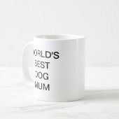 's Werelds beste Hond Mum Koffiemok (Voorkant links)