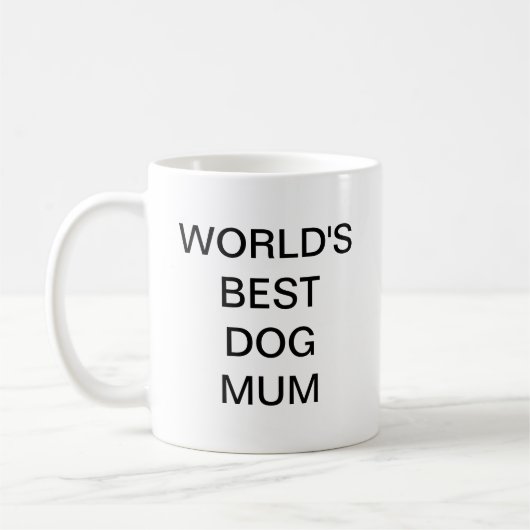 's Werelds beste Hond Mum Koffiemok (Links)