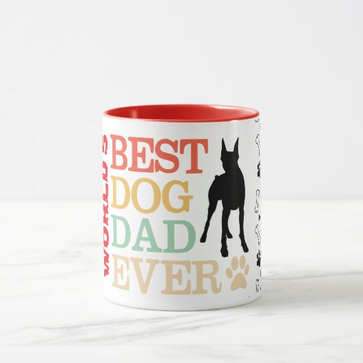 's Werelds beste hond-pap-koffieMok Mok (Midden)