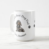 's Werelds Beste Hond Pap Personaliseren Koffiemok (Voorkant links)
