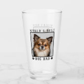 's Werelds beste hond pap schildert foto's Lijst Glas (Voorkant)
