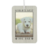 's Werelds beste hond pap schildert foto's Lijst Luchtverfrisser (Voorkant)