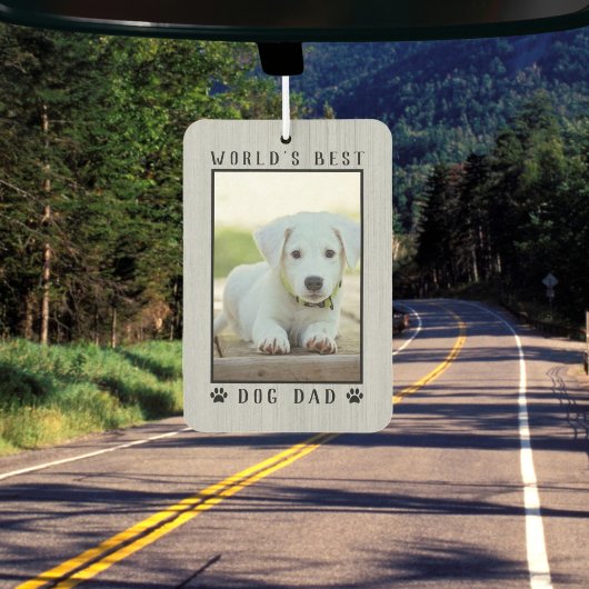 's Werelds beste hond pap schildert foto's Lijst Luchtverfrisser