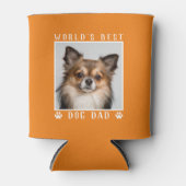 's Werelds beste hond pap schildert foto's Oranje Blikjeskoeler (Voorkant)