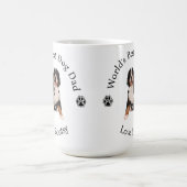 's Werelds Beste Hond Papa Bernese Berg Personalis Koffiemok (Center)