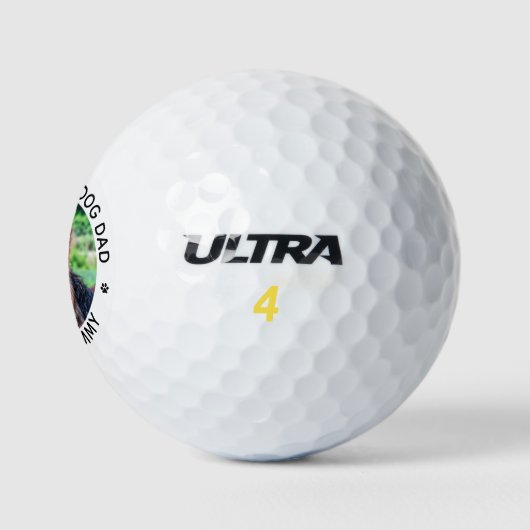's Werelds Beste HOND VADER - Gepersonaliseerde Pe Golfballen (Logo)