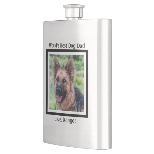 's Werelds beste hond vader - Schattigee aangepast Flacon (Links)