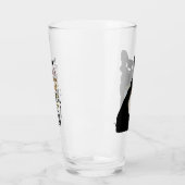 'S Werelds beste hondenmoeder met aangepaste tekst Glas (Links)