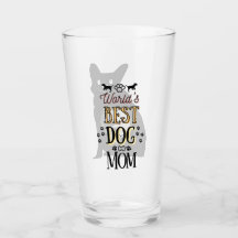 'S Werelds beste hondenmoeder met aangepaste tekst