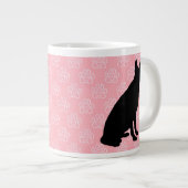 's Werelds beste hondenmoeder (roze) -  Grote Koffiekop (Voorkant rechts)