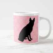 's Werelds beste hondenmoeder (roze) -  Grote Koffiekop (Rechts)