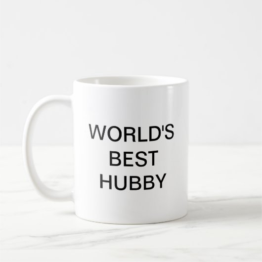 's Werelds beste hubby Koffiemok (Links)