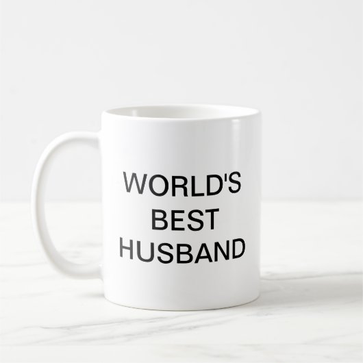 's Werelds beste HUSBAND Koffiemok (Links)