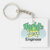's Werelds beste ingenieur Sleutelhanger (voorkant)