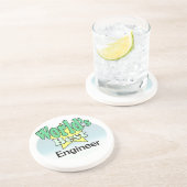 's Werelds beste ingenieur Zandsteen Onderzetter (Zijkant)