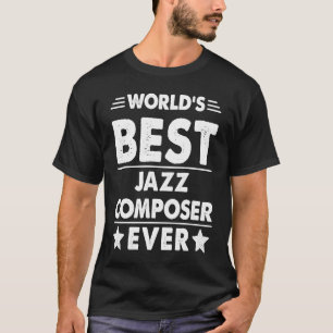 's Werelds beste Jazz Composer-server T-shirt