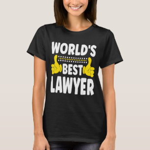 's Werelds beste jurist-jurist voor functietaken T-shirt