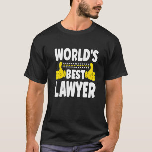 's Werelds beste jurist-jurist voor functietaken T-shirt