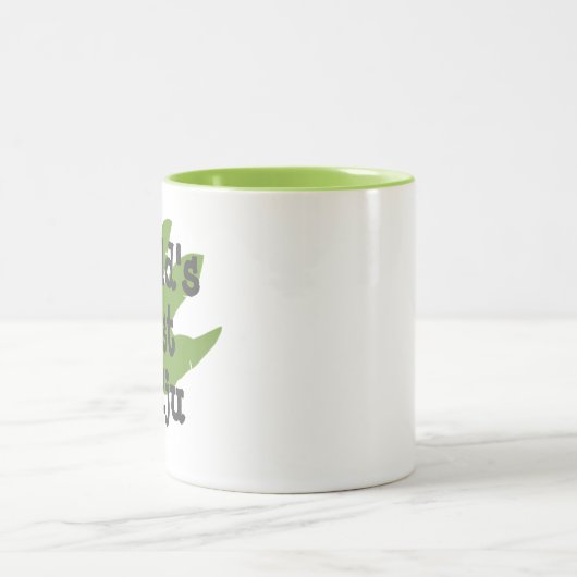 's Werelds beste Kaiju Coffee-Mok Tweekleurige Koffiemok (Center)