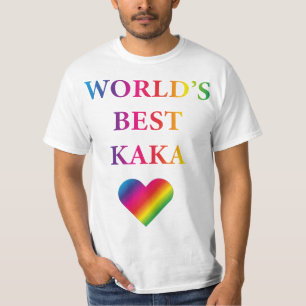 'S WERELDS BESTE KAKA RAINBOW HEART T-Shirt