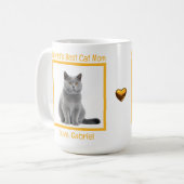 's Werelds beste kat mam chartreux personaliseren Koffiemok (Voorkant links)