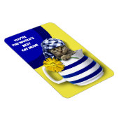 's Werelds beste kat mam. Cute Kitten Moederdag Magneet (Rechterzijde)