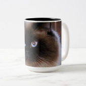 's Werelds beste kat-mam-Mok Tweekleurige Koffiemok (Voorkant rechts)